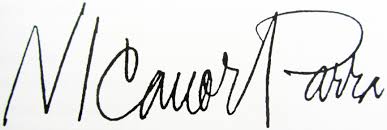 He was somewhat of an anarchist and was rather on the side of humanity and reason. Archivo Firma Nicanor Parra Jpg Wikipedia La Enciclopedia Libre