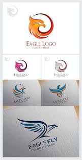 Eagle Logo Eagle Hawk Phoenix Falcon Bird Wing Animal Eagle Head Fast Speed Fly Agency America Finance Crest Real Estat Palet Warna Burung Elang