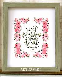 See more ideas about quotes, friendship quotes, inspirational quotes. Sweet Friendships Proverbs 27 Art Print Hand Lettered Etsy Hand Lettering Friendship Proverbs Art Prints