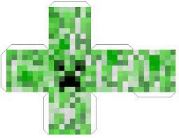 Papercraft Head Block Creeper Minecraft Printables Minecraft Blocks Minecraft