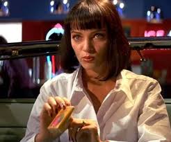 Pulp fiction (en hispanoamérica tiempos violentos) es una película estadounidense de 1994 escrita y dirigida por quentin tarantino. Dress Like Mia Wallace Costume Halloween And Cosplay Guides