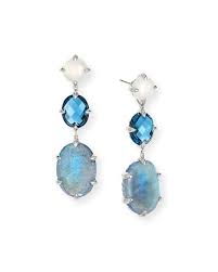 Deena Stone Post Disc Earrings