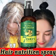 Ginger King Serum Anti Botak Rambut Lebat Sehat BErkilau-Penumbuh Rambut  Secara Cepat/Penyubur Rambut Rontok Pria Minyak Esensial Untuk Rambut Lebat  Semprotan Penumbuh Rambut 50Ml