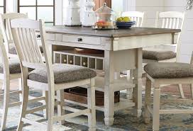 Enjoy Beautiful Cottage Style In The Classic Bolanburg Counter Height Dining Dining Table With Storage Counter Height Kitchen Table Counter Height Dining Table