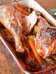 Putenunterkeule Mit Karotten Und Rosmarin Fleischgerichte Rezepte Putenkeule Rezepte Rezepte