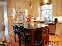 Katie lee) if you are looking for colors to bring into a cream kitchen, cooler tones like greys and dark blues work wonderfully. Finished Kitchens Blog Shanghaimom S Kitchen