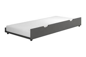 (59) morgan twin panel bed with trundle $550. Donco Slate Grey Twin Trundle Bed
