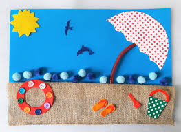 Żegnaj lato - plastyczne zabawy z fakturą -