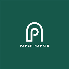 Paper Napkin Monogram Logo Monogram Logo Business Card Design Logo Design