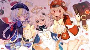 341531 Genshin Impact Video Game Anime Girls Cute Klee Paimon Qiqi 4k Wallpaper Mocah Hd Wallpapers