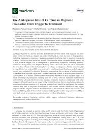 Check spelling or type a new query. Pdf The Ambiguous Role Of Caffeine In Migraine Headache From Trigger To Treatment