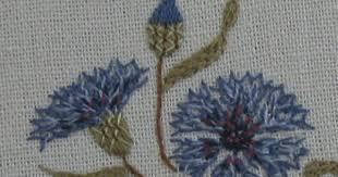 Five Sided Box 6 Cornflower And Strawberry Motif