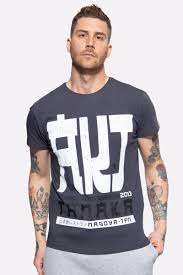 How to write on a t shirt. Akito Tanaka Herren T Shirt Mit Kontrastierendem Print Write Anthrazit M Galeria Karstadt Kaufhof
