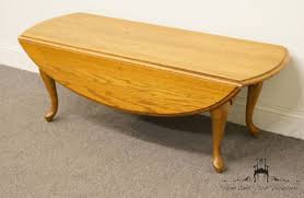 Broyhill Drop Hoja De Roble Solido Mesa De Cafe 3221 13 Hecho En Ee Uu Ebay