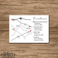Custom Wedding Map Made To Match Printable File Enclosure Card Invitation Insert With A Map Map Wedding Invitation Wedding Map Custom Wedding Map