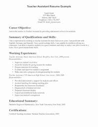 Teacher Assistant Resume With No Experience Fresh Image Result For Teacher Aide Resume With No Exper Teacher Resume Examples Job Resume Samples Teaching Resume