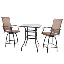 With such a wide selection of outdoor pub & bistro tables for sale, from brands like polywood, holland bar stool company, and flash furniture, you're sure to find something that you'll love. Bar Height Black Patio Dining Sets Patio Dining Furniture The Home Depot