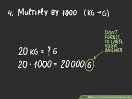 How To Convert Grams To Kilograms 8 Steps With Pictures