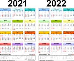These are free to download from our side. 2021 2022 Two Year Calendar Free Printable Word Templates