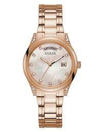 Rose Gold Tone Day Date Watch