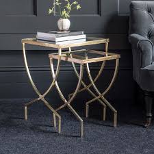 If you're on the hunt for a new coffee table for your living room, you've come to the right place. Wishbone Glass Top Nesting Side Tables Atkin And Thyme