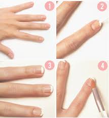 Voici Etape Par Etape Les Instructions Pour Realiser Une French Manucure A La Maison French Manucure Manucure Maison Manucure
