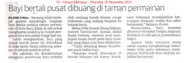 Di malaysia, gejala ini terus berlaku dan menunjukkan aliran yang menaik. Um5 11 15 Bayi Bertali Pusat Dibuang Di Taman Permainan Jpg