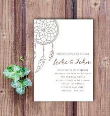 Dreamcatcher Invitation Dreamcatcher Invite Boho Wedding Etsy Wedding Invitations Boho Handmade Wedding Invitations Trendy Wedding Invitations