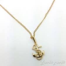 Sea Ship Anchor Gold Necklace Anchor Necklace Yellow Gold Men Necklace Classics Pendant Men Relief Pendat Gif Anchor Necklace Men Necklace Anchor Jewelry