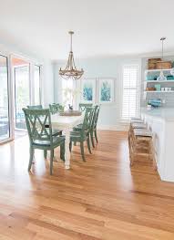 Blue And White Coastal Dining Room The Lilypad Cottage Coastal Dining Room Aqua Dining Rooms Dining Room Remodel