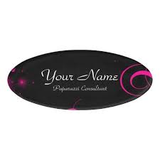 Paparazzi Accessories Consultant Name Tag Custom Nametags Teacher Tutor Business Nametags Officesupplies Pink Names Name Tags Paparazzi Accessories