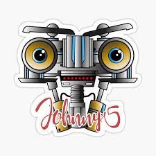 For those of you too young to remember: Johnny 5 Stickers Redbubble