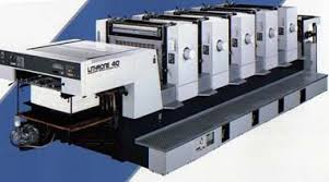 Komori Lithrone 40 Press Printing Press Prints Pressing