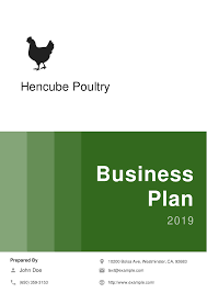 Poultry Farming Business Plan Example