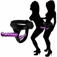 Double Sided Strap-On Dildo (Vibrating  Non-Vibrating) Double Ended  Penetration | eBay
