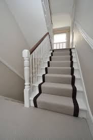 Black And White Herringbone Stair Runner 4 064 Flatweave Stair Runners Bowloom Flatweave Herringbone Carpet Fitted Stair Runners With Plain Binding Tape House Staircase House Stairs Victorian Hallway