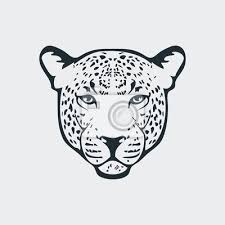 +273.000 iconos gratis para uso personal y comercial. Icono Plano Silueta Cabeza Leopardo Und Fondo Gris Fototapete Fototapeten Hintergrund Symbol Icon Myloview De