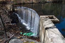 Apshawa Dam And Canoe Waterfall Ruins Reservoir