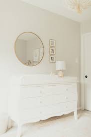 Sweet Pale Pink And Neutral Nursery Project Nursery Girls Nursery Changing Table Nursery Changing Table Baby Girl Bedroom