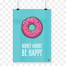 His wife, marion (marion ross); Donuts Quadro Donut Worry Painting Donut Worry Text Rectangle Poster Png Pngwing