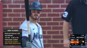 Daily schedule highlights and events to watch during the tokyo olympics, which open on july 23 and close on aug. Eddy Alvarez Former Olympic Speed Skater Made His Debut For The Marlins Today Baseball