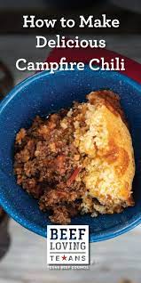 Campfire Dutch Oven Chili With Cornbread Recipe Dutch Oven Cooking Campfire Dutch Oven Recipes Dutch Oven Recipes