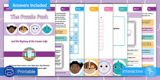 You want to start with the easy ones, but if you're an expert, you can skip to the extra hard puzzles. Puzzle Pack Volume 1 Logic Puzzles For Kids Twinkl
