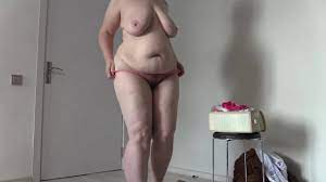 Trying on Panties. Mature BBW MILF with Big Saggy Tits. - Pornhub.com