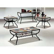 Charcoal grey top and black legs. Loon Peak Hull 3 Piece Coffee Table Set Reviews Wayfair
