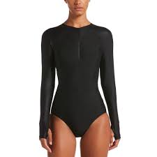 Women S Nike Long Sleeve One Piece Swimsuit Mode Outfits Frauen Sonnenschutzkleidung Einteiliger Badeanzug