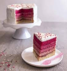 Torten Selber Machen Ombre Effekt Stuck Torte Weisse Sahne Streusel Loffel Leckere Torten Geburtstagsessen Ideen Geburtstagstorte