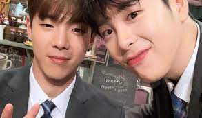 Dressing to the theme of produce x doremi, guests shownu (monsta x) and luda (wjsn) play music games to win and enjoy food from ganghwa . Monsta X S Shownu Block B S P O Took A Reunion Selfie On The Set Of Amazing Saturday Up Station Malaysia