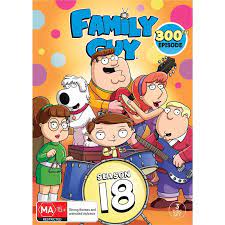 family guy season 18 3 dvd jb hi fi family guy season family guy classic cartoon characters