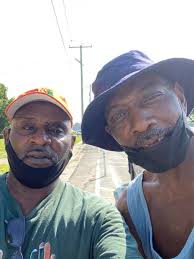 Former Hurricane football player #27 Patrick Walker and I in  Salisbury,Md......Hurricanes for life.....